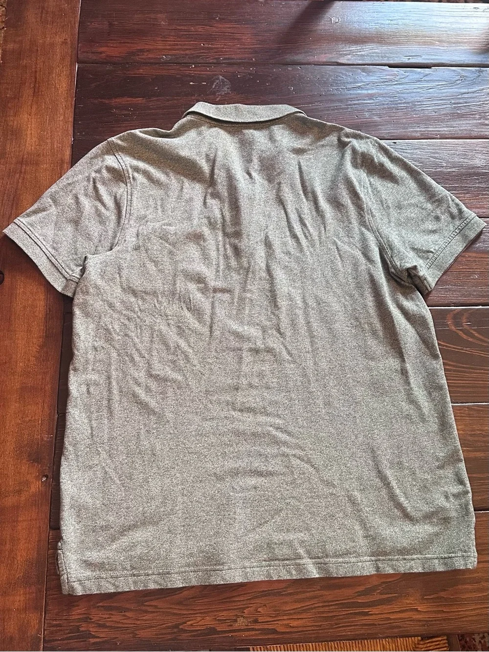 J. Crew Heather Green Short Sleeve Pique Polo